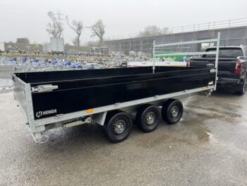 Benne Tri-essieux HENRA KP354020TR – 4,01 x 2,02 m – PTAC 3 500 kg